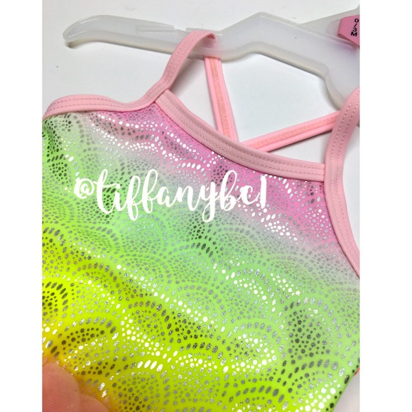 Mermaid Rainbow Tutu Infant Baby Girl Swimsuit - Picture 7 of 10